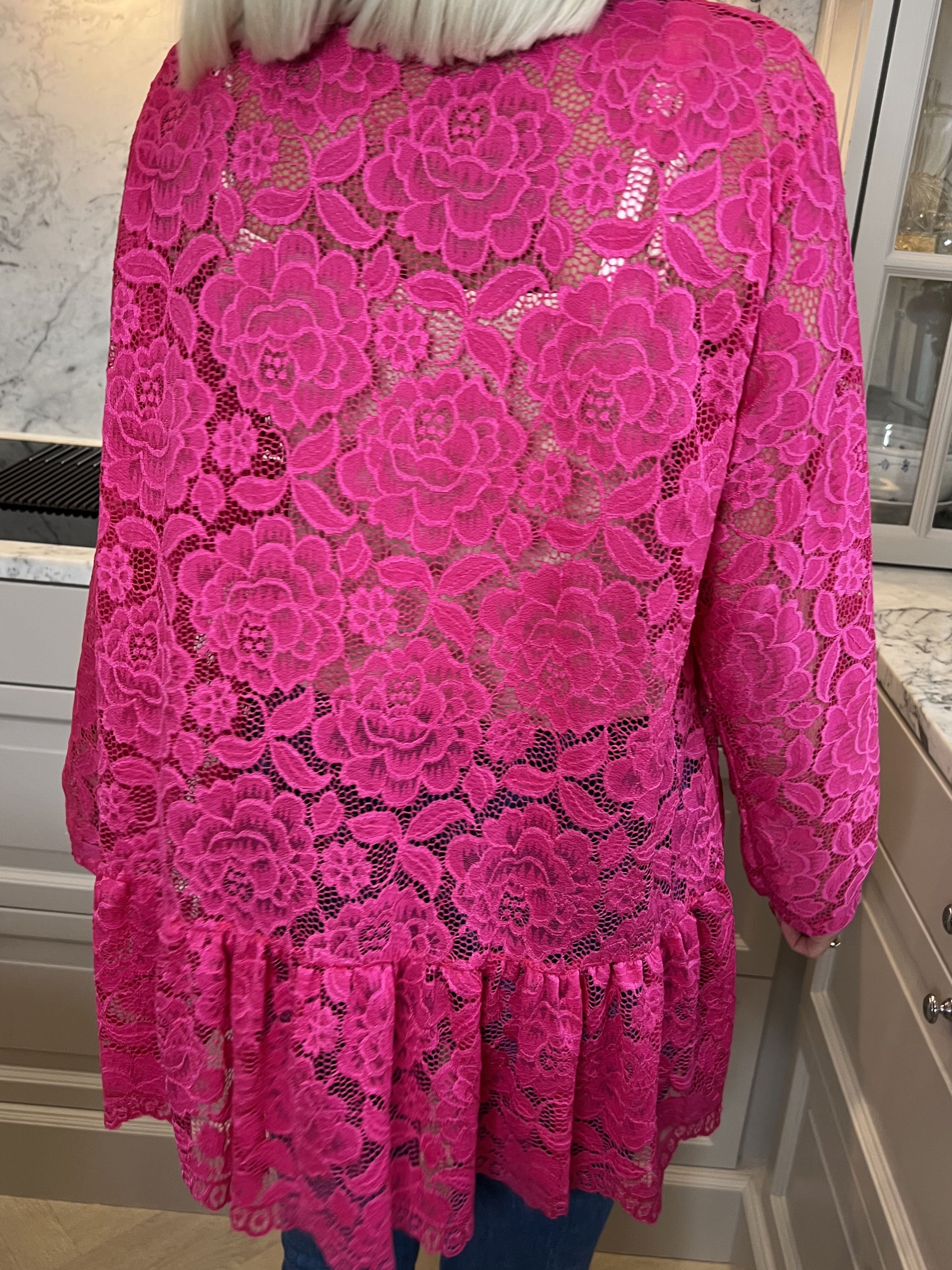 Natalya - Sød og feminin blonde tunika